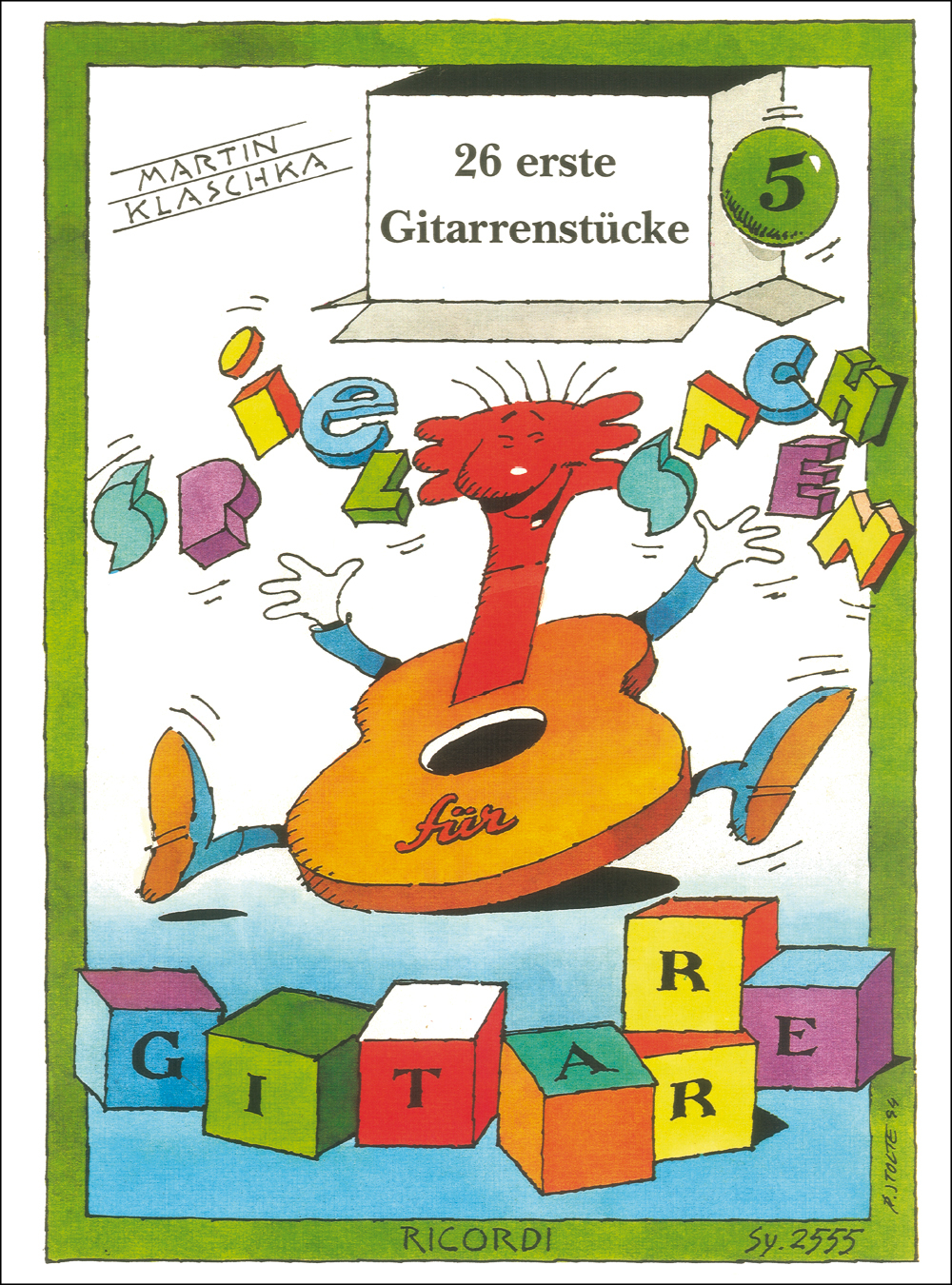 Vorderes Coverbild 26 erste Gitarrenstücke