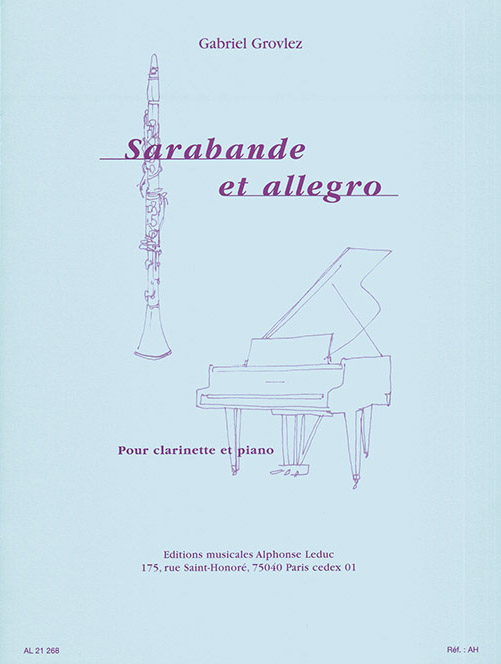 Vorderes Coverbild Sarabande et Allegro