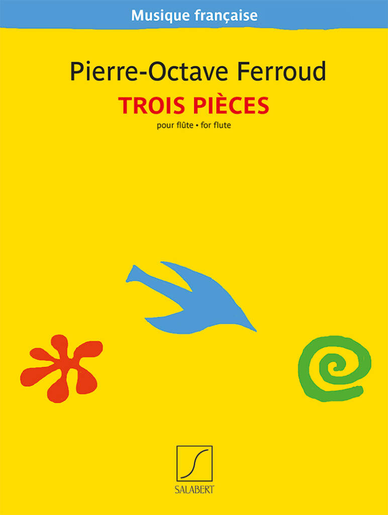Vorderes Coverbild Trois pièces pour flûte