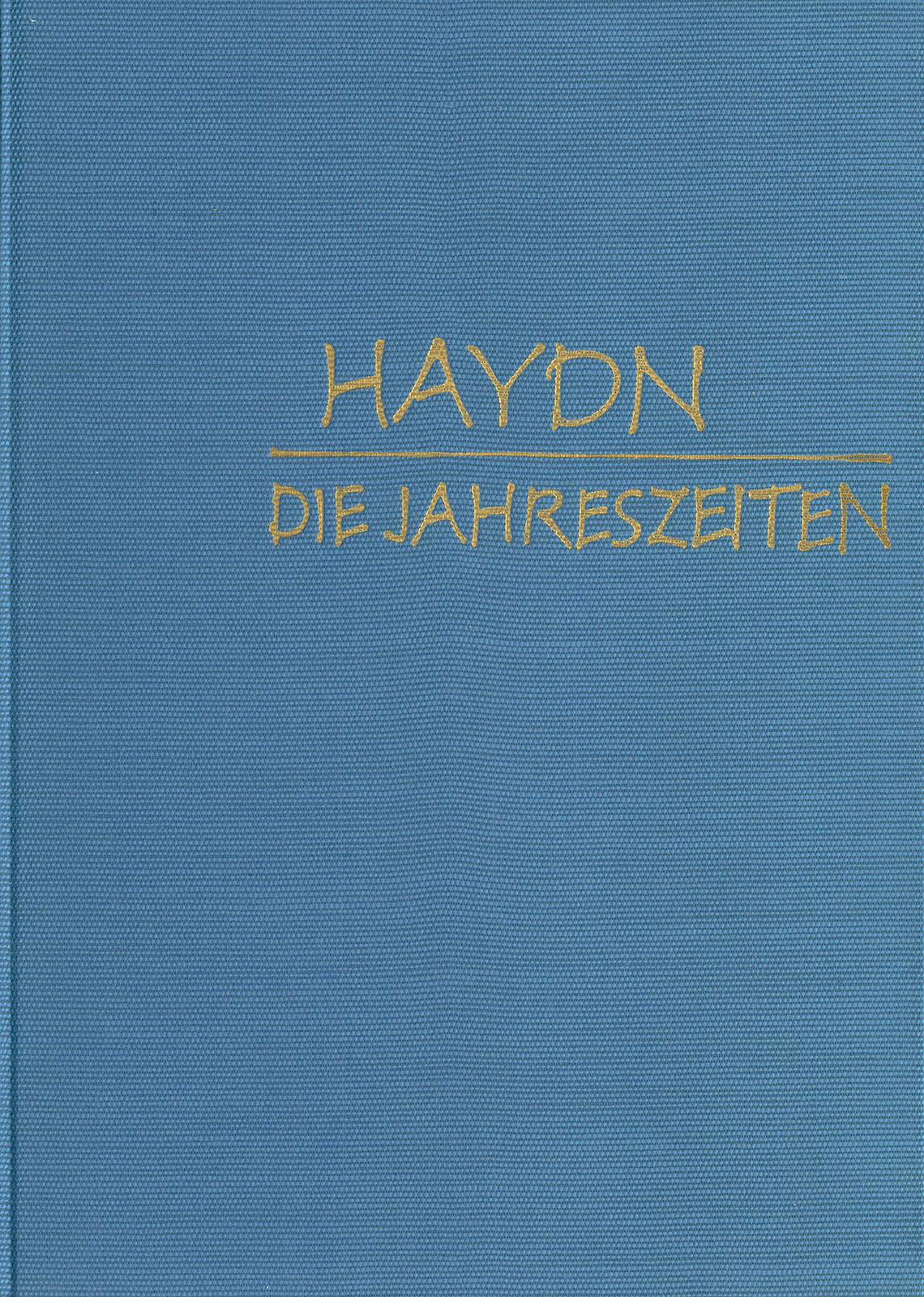 Vorderes Coverbild Die Jahreszeiten Hob XXI:3