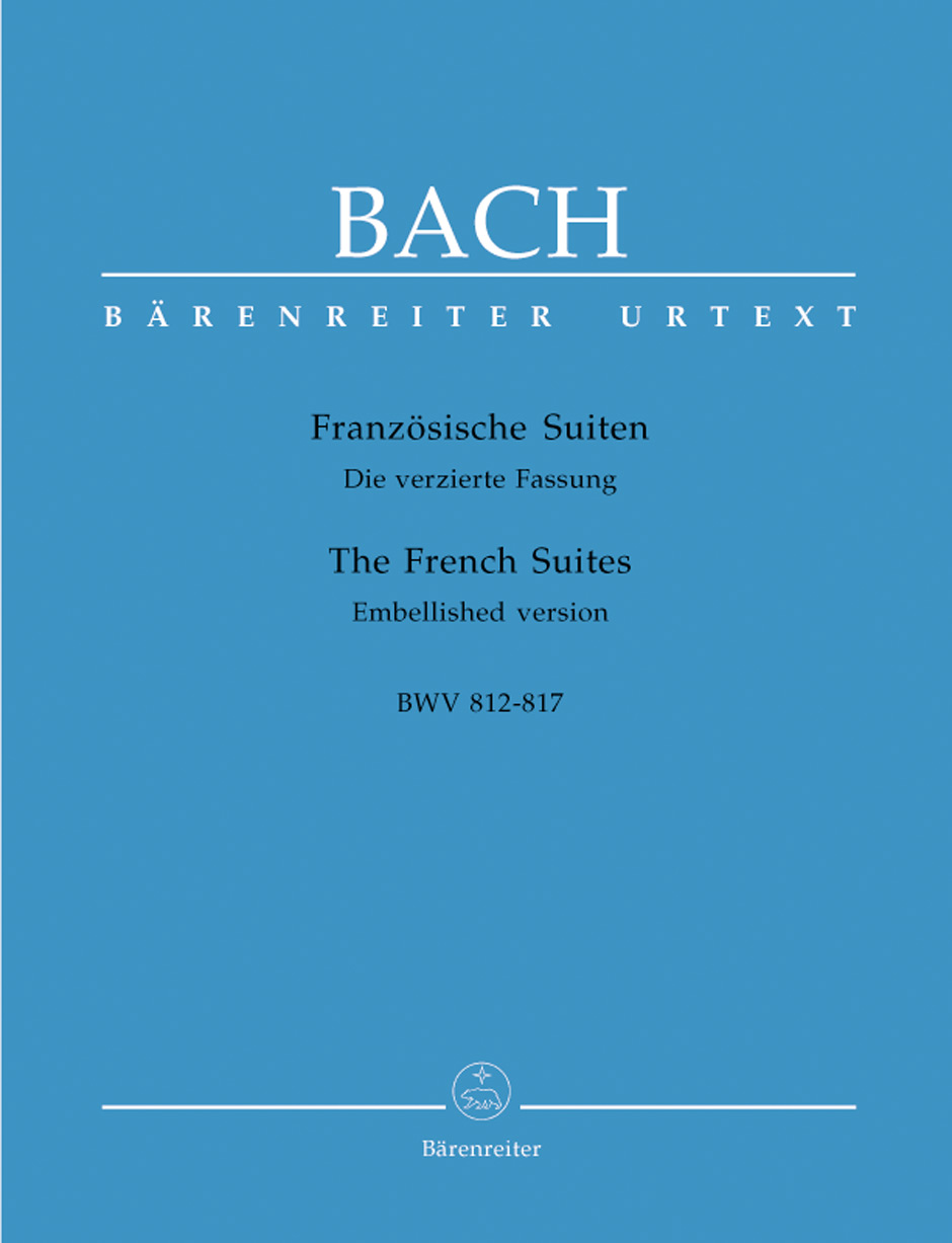 Vorderes Coverbild Französische Suiten BWV 812-817