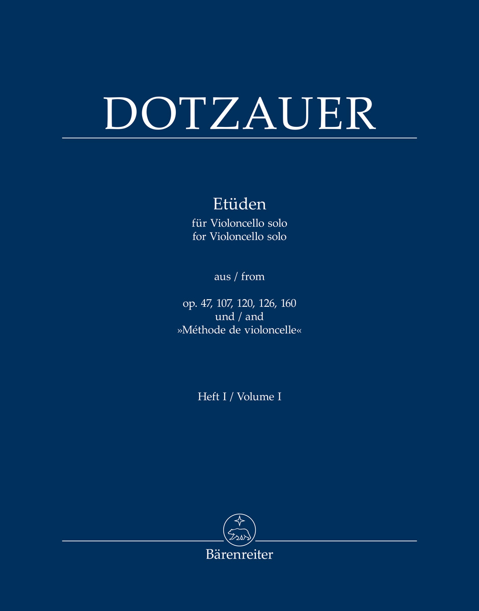 Vorderes Coverbild Etüden für Violoncello solo
