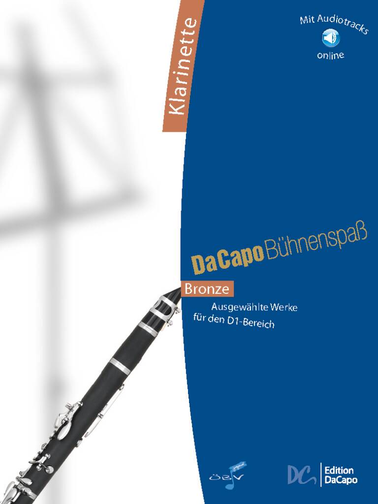 Vorderes Coverbild Da Capo Bühnenspaß Bronze - Klarinette