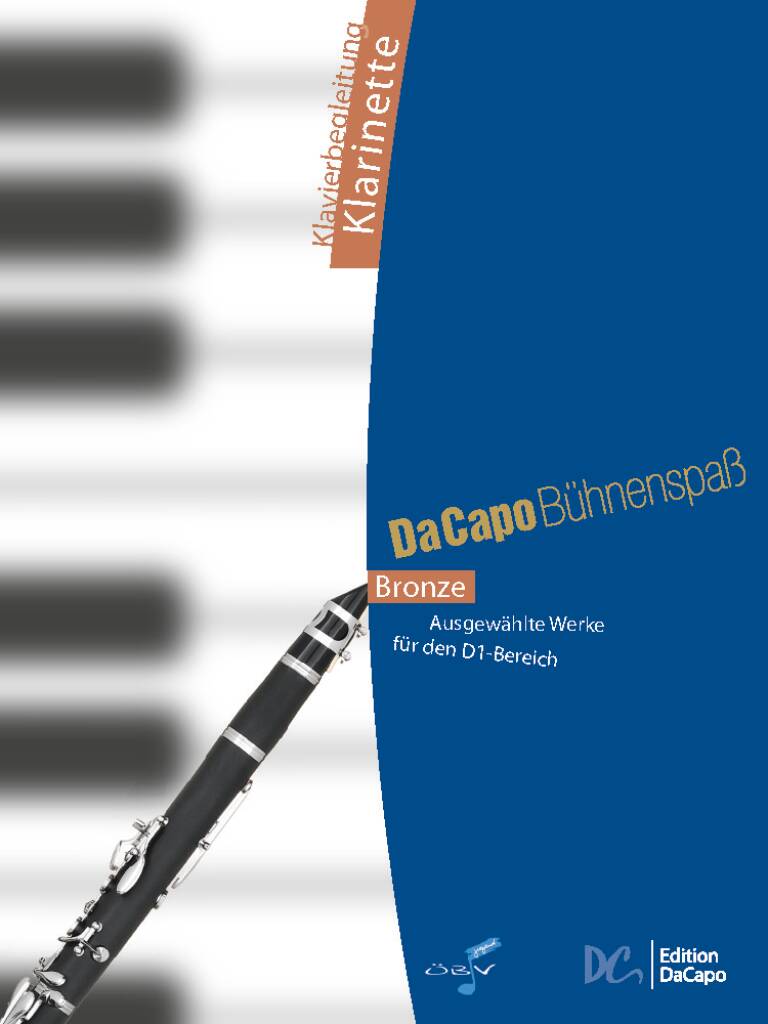 Vorderes Coverbild Da Capo Bühnenspaß Bronze - Klarinette