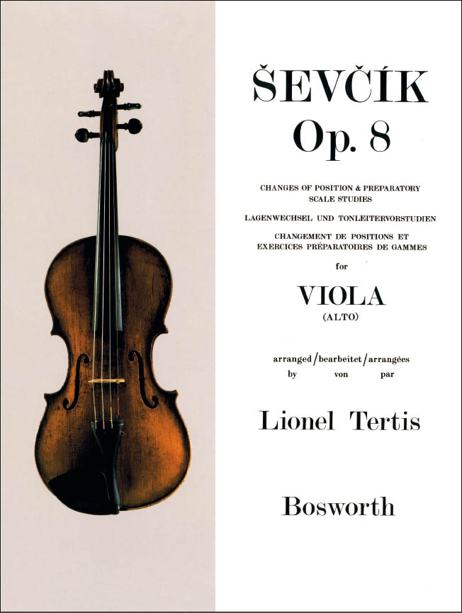 Vorderes Coverbild Lagenwechsel und Tonleitervorstudien op. 8 für Viola