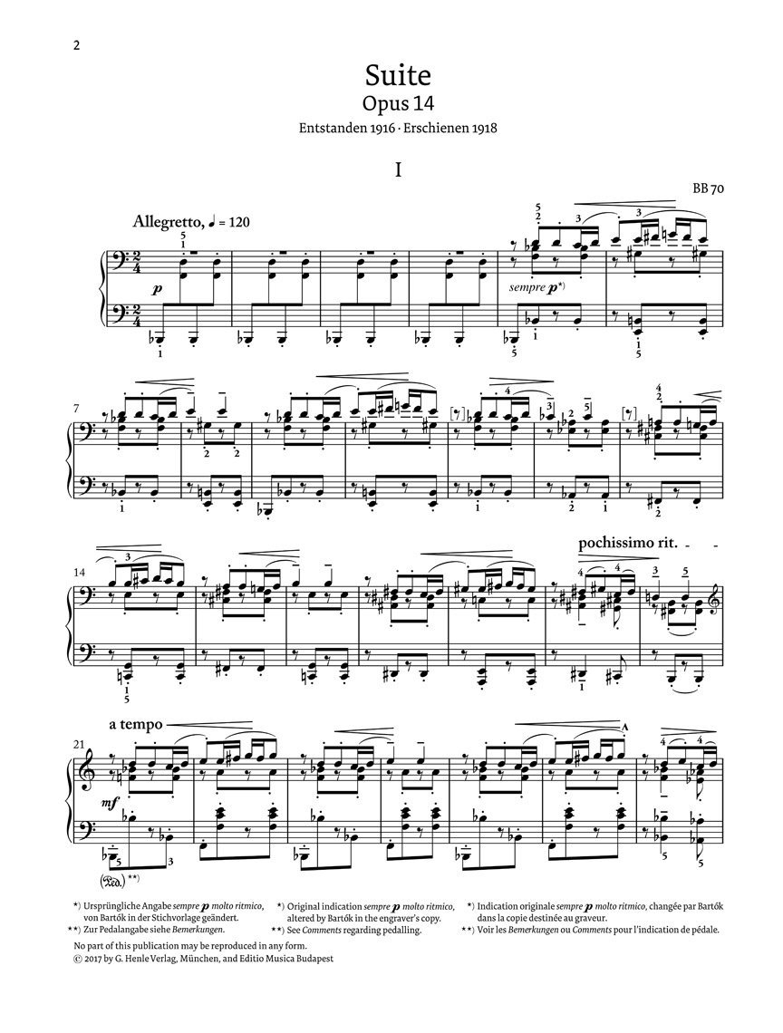 Anderes Coverbild Suite op. 14