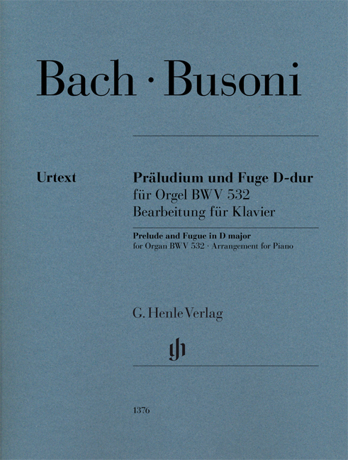 Vorderes Coverbild Präludium und Fuge D-dur für Orgel BWV 532