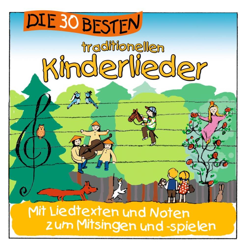 Vorderes Coverbild Die 30 Besten Traditionellen Kinderlieder 1