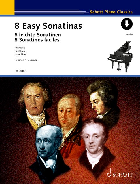 Vorderes Coverbild 8 leichte Sonatinen