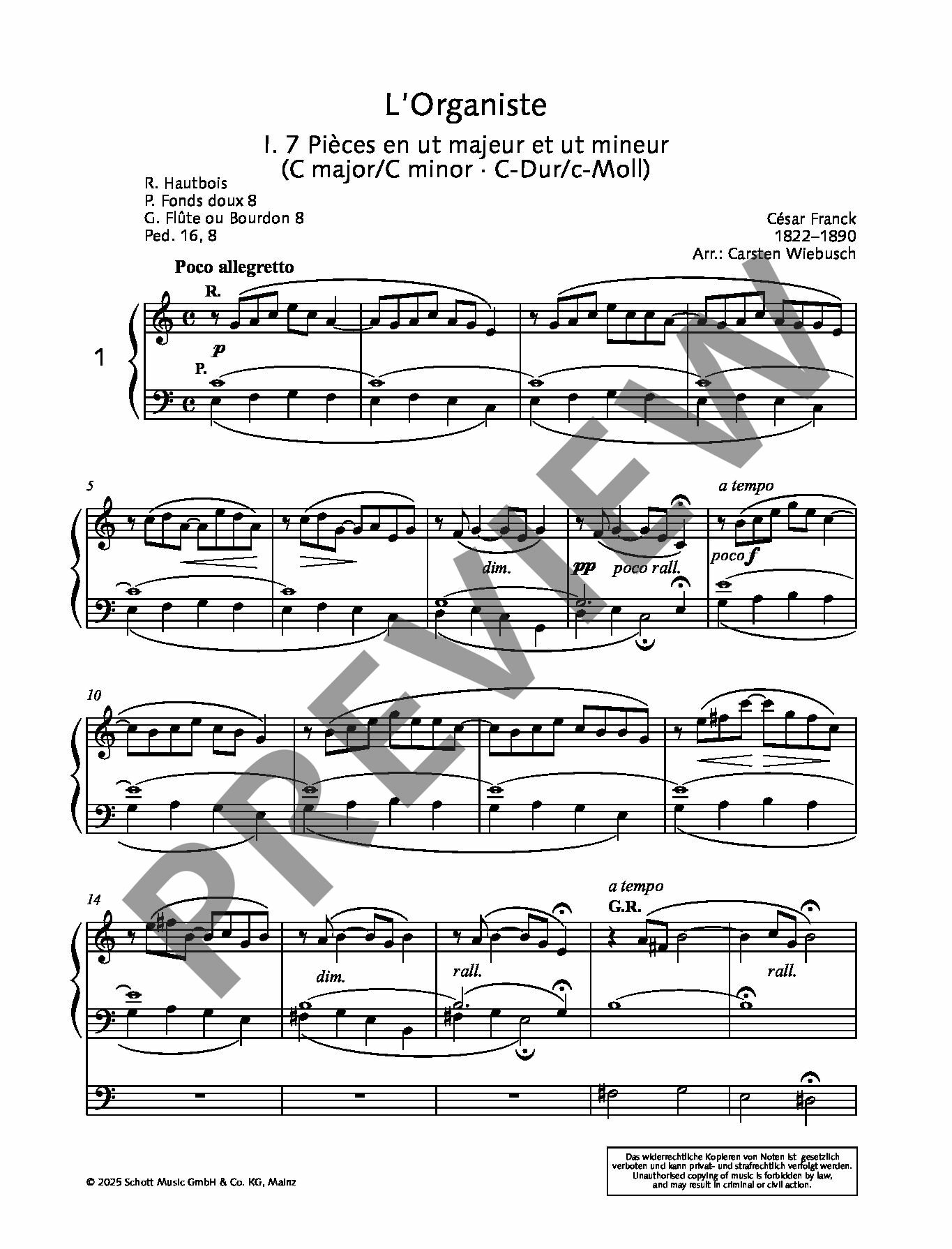 Anderes Coverbild L'Organiste