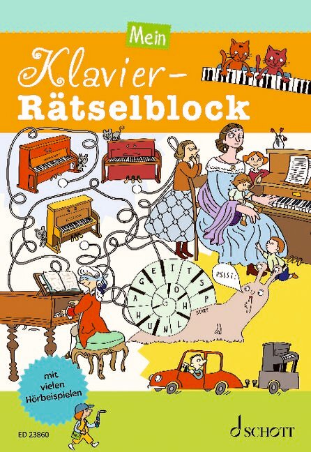 Vorderes Coverbild Mein Klavier-Rätselblock