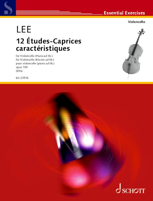 Vorderes Coverbild 12 Etudes-Caprices caractéristiques op. 100