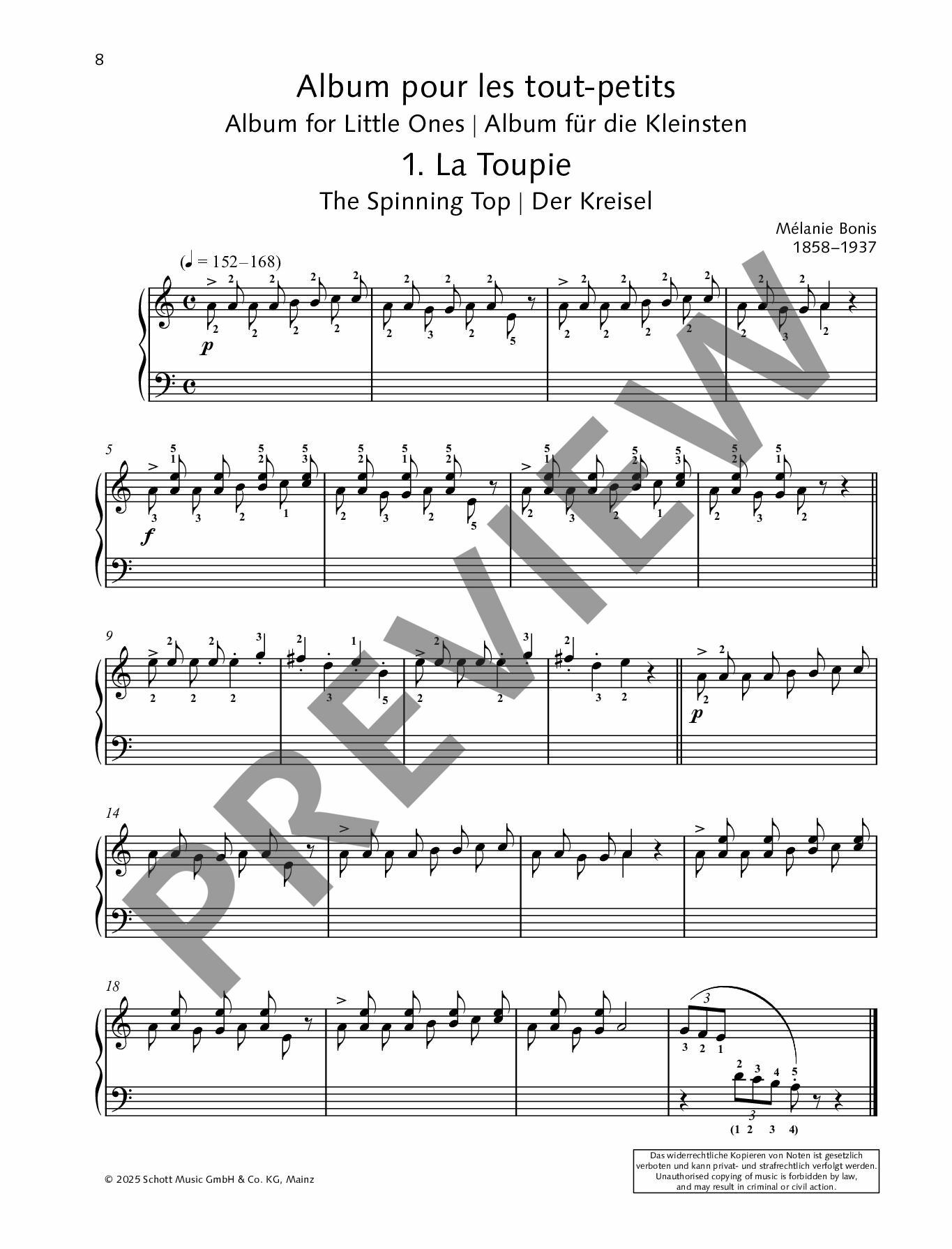 Anderes Coverbild Album pour les tout-petits op. 103