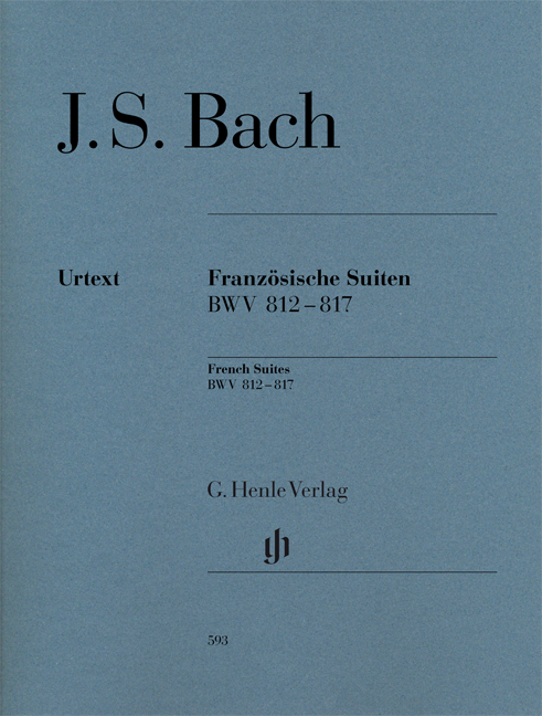Vorderes Coverbild Französische Suiten BWV 812 - 817