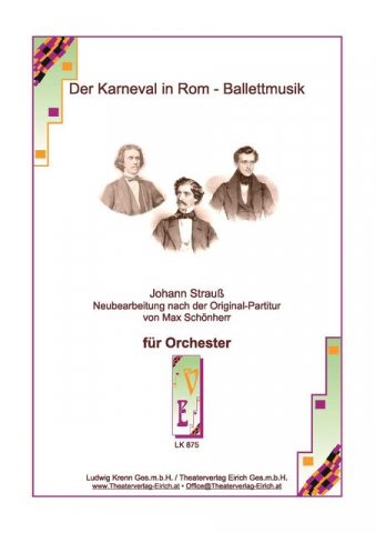 Vorderes Coverbild Der Karneval in Rom - Ballettmusik