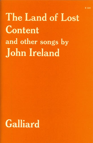 Vorderes Coverbild The Land of Lost Content (A Shropshire Lad) and other Songs