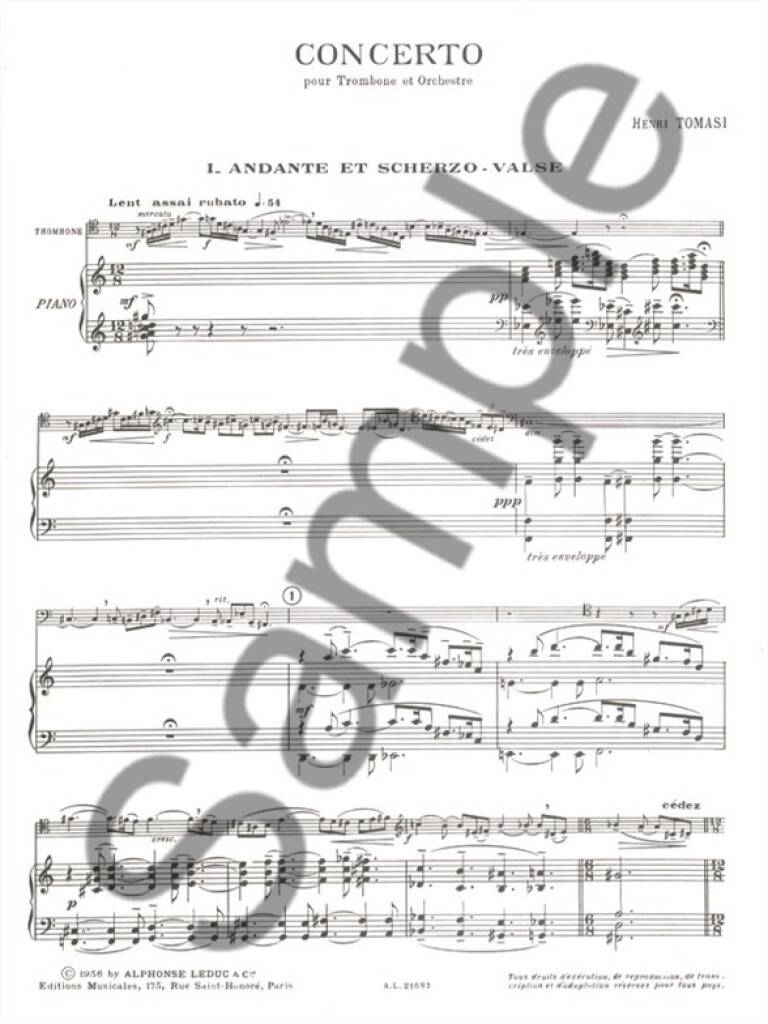 Anderes Coverbild Concerto for Trombone and Orchestra