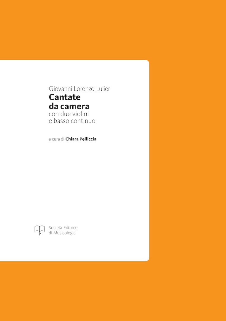 Vorderes Coverbild Cantate da camera con due violini e basso continuo