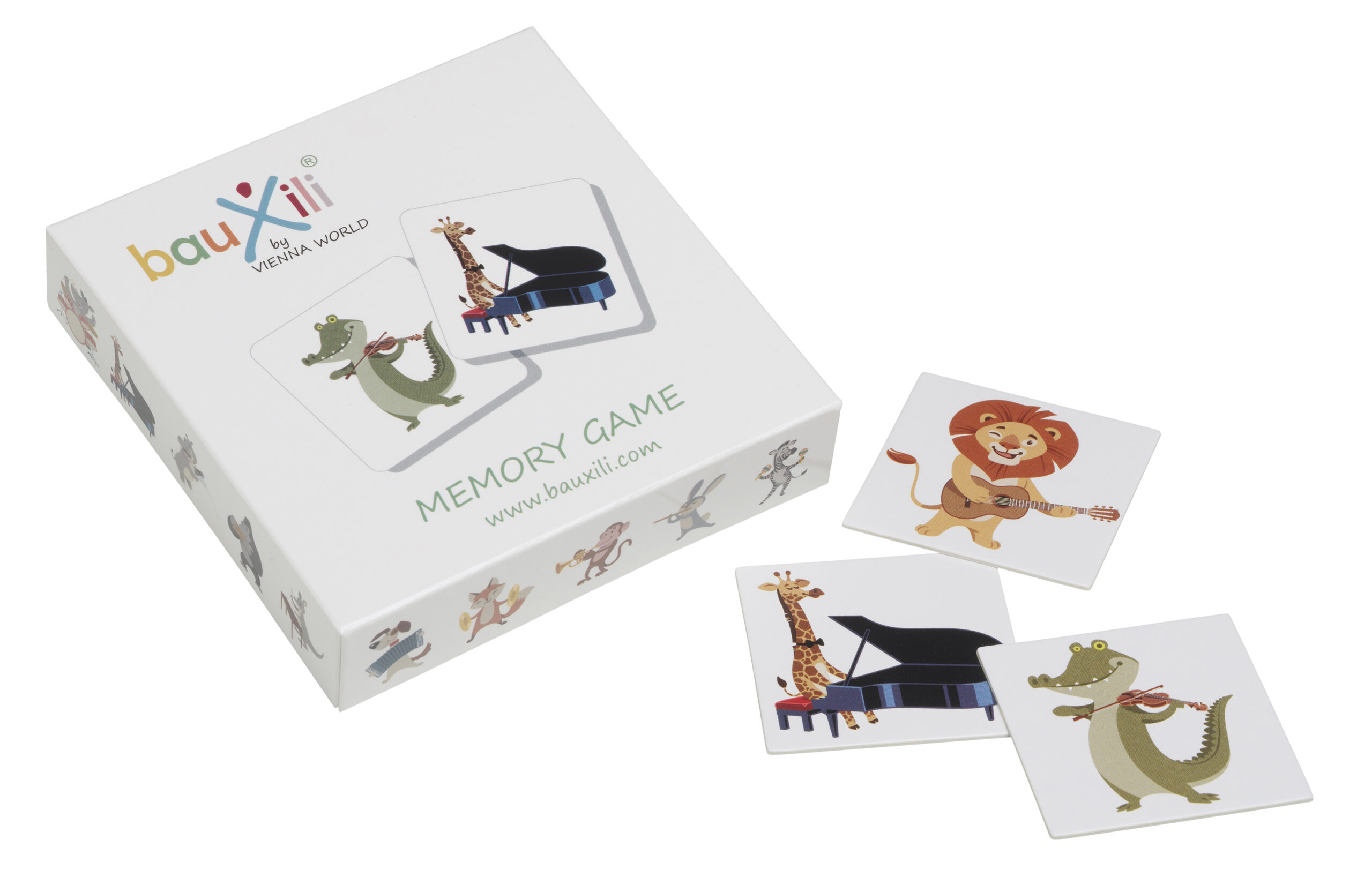 Vorderes Coverbild Memory Game bauxili Tiere