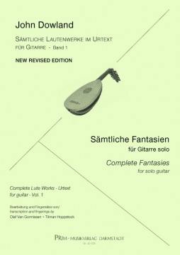 Vorderes Coverbild Sämtliche Fantasien gesetzt für Gitarre solo