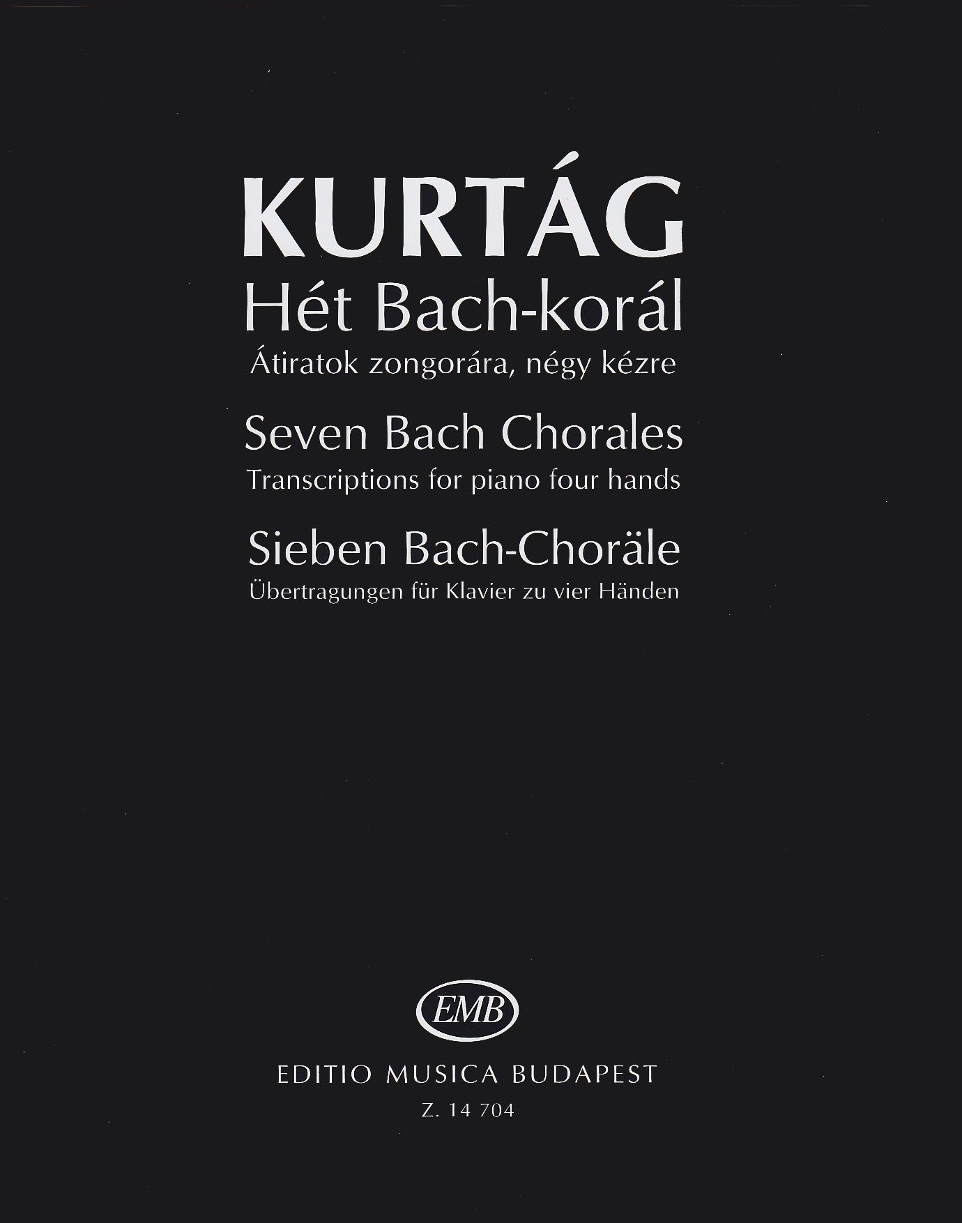 Anderes Coverbild Sieben Bach-Choräle