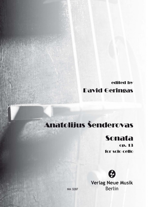Vorderes Coverbild Sonata für Cello solo op. 13 (1972)