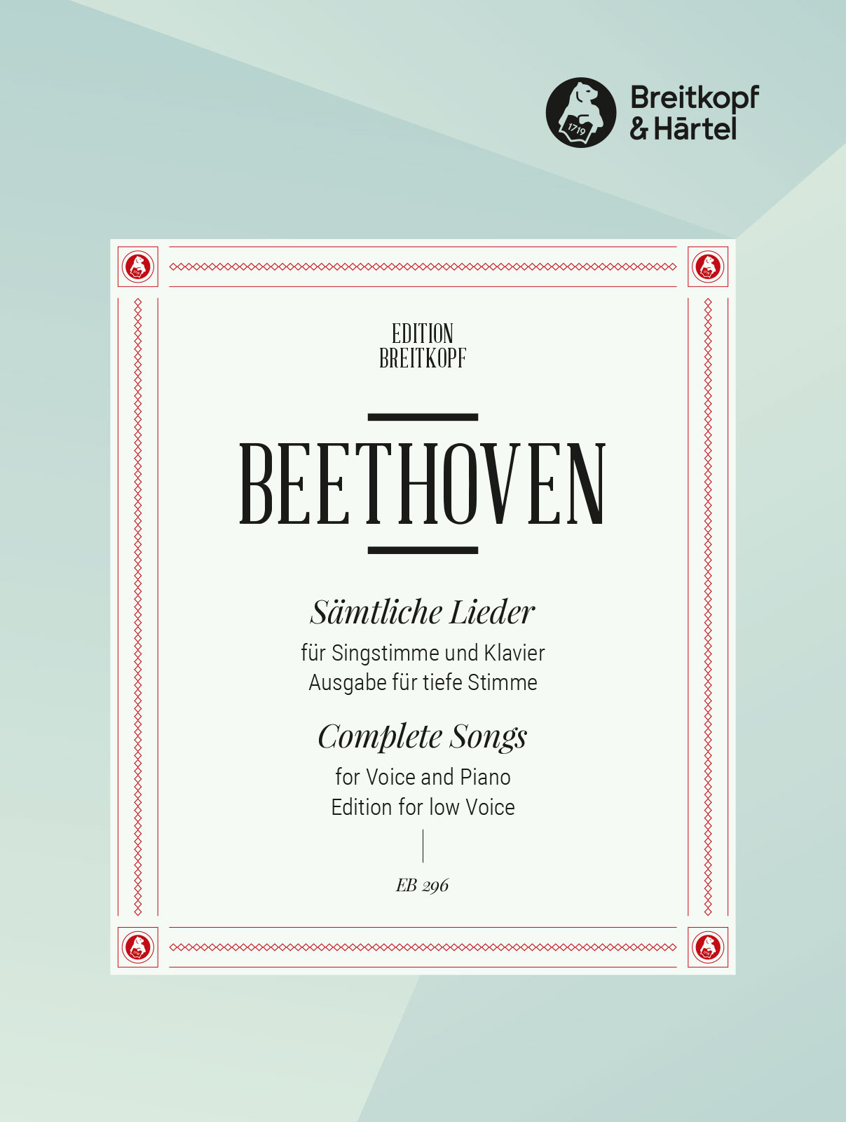 Vorderes Coverbild Sämtliche Lieder für Singstimme und Klavier