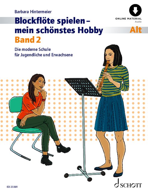 Vorderes Coverbild Blockflöte spielen - mein schönstes Hobby Band 2