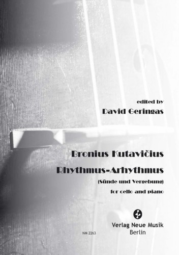 Vorderes Coverbild Rhythmus-Arhythmus für Violoncello und Klavier (1993)
