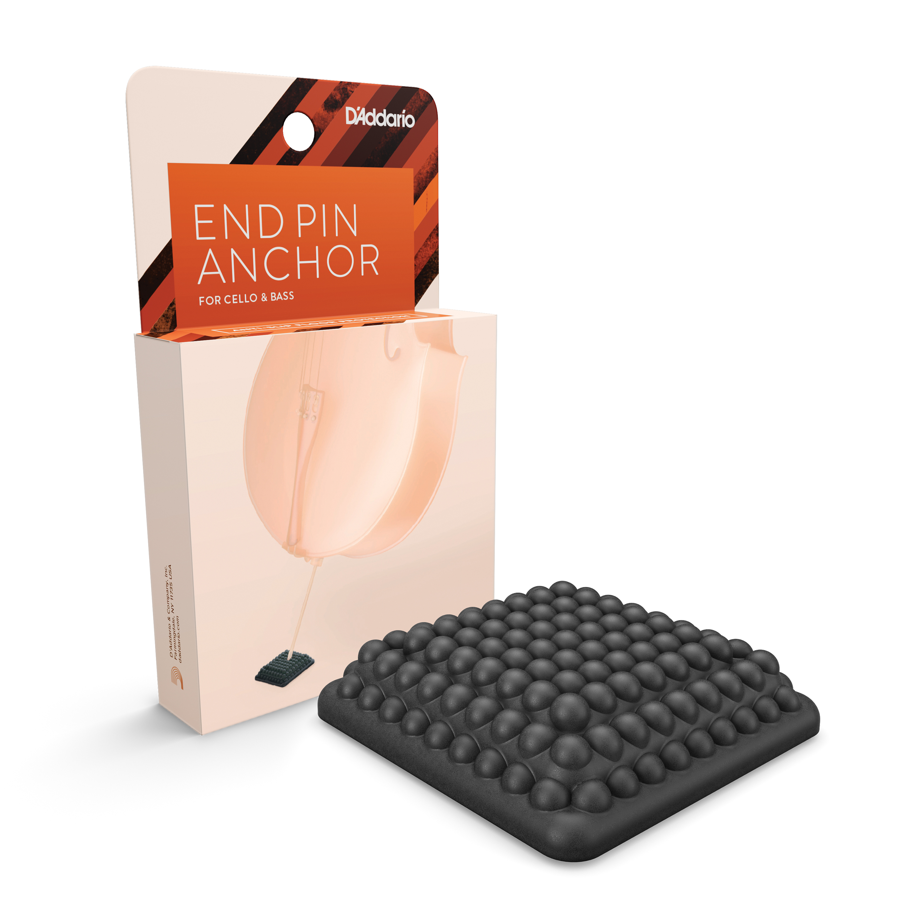 Vorderes Coverbild Stachelhalter für Cello & Kontrabass, Schwarz