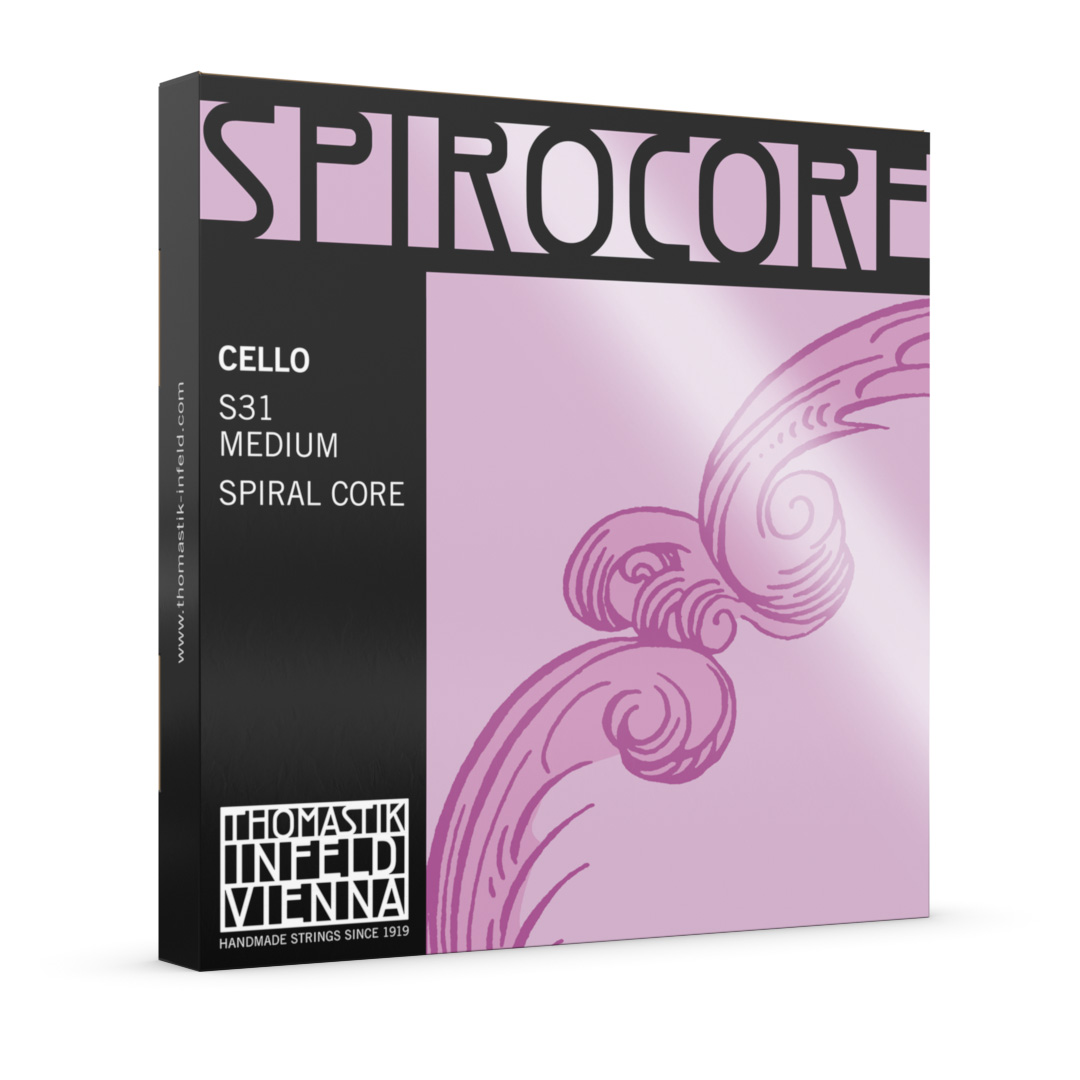 Vorderes Coverbild Thomastik-Infeld Spirocore Cello D, Chrom - Stark