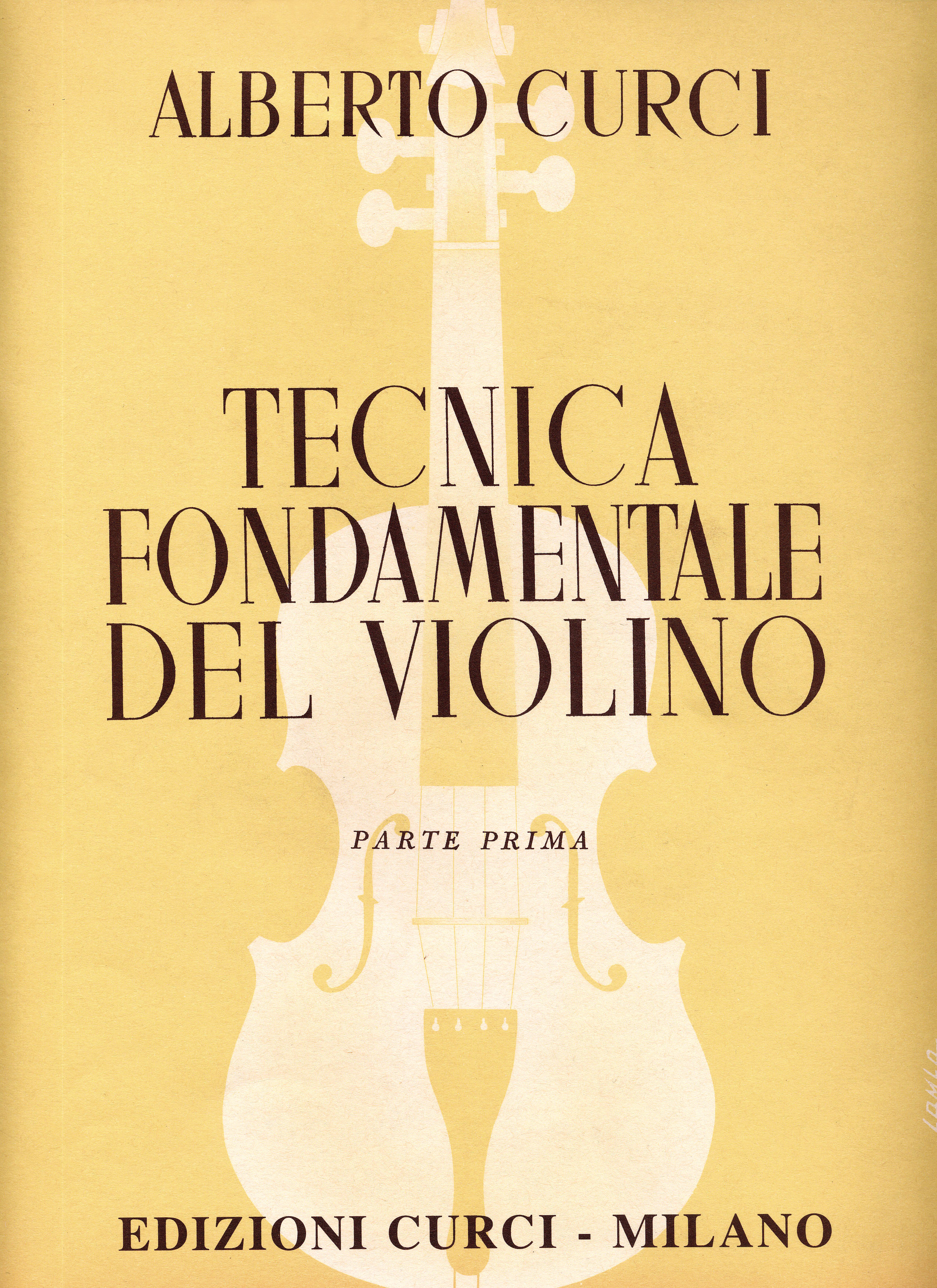 Vorderes Coverbild Tecnica fondamentale del violino Parte 1