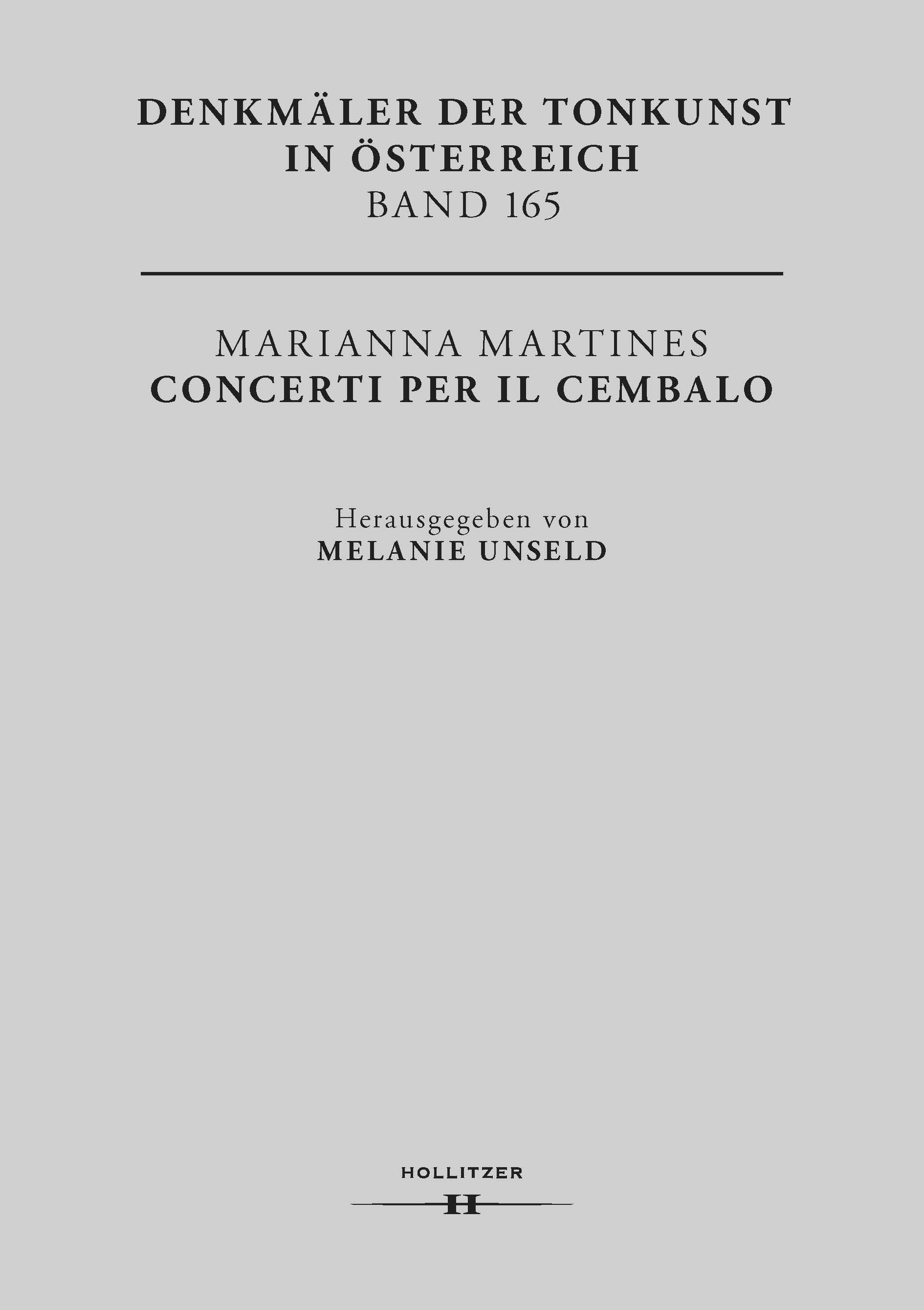 Vorderes Coverbild Concerti per il Cembalo