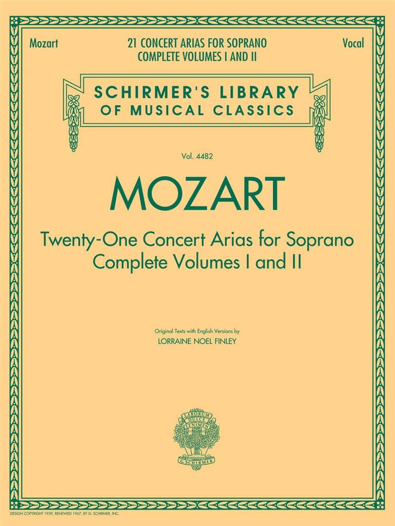 Vorderes Coverbild 21 Concert Arias for Soprano