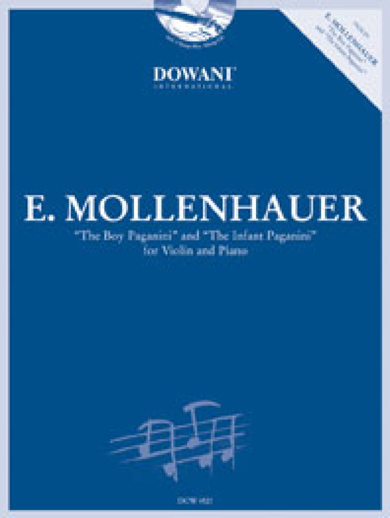 Vorderes Coverbild "The Boy Paganini" und "The Infant Paganini" für Violine und Klavier