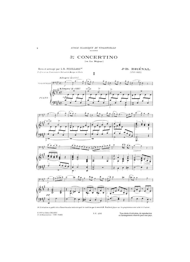 Anderes Coverbild Concertino Nr. 3 A-Dur