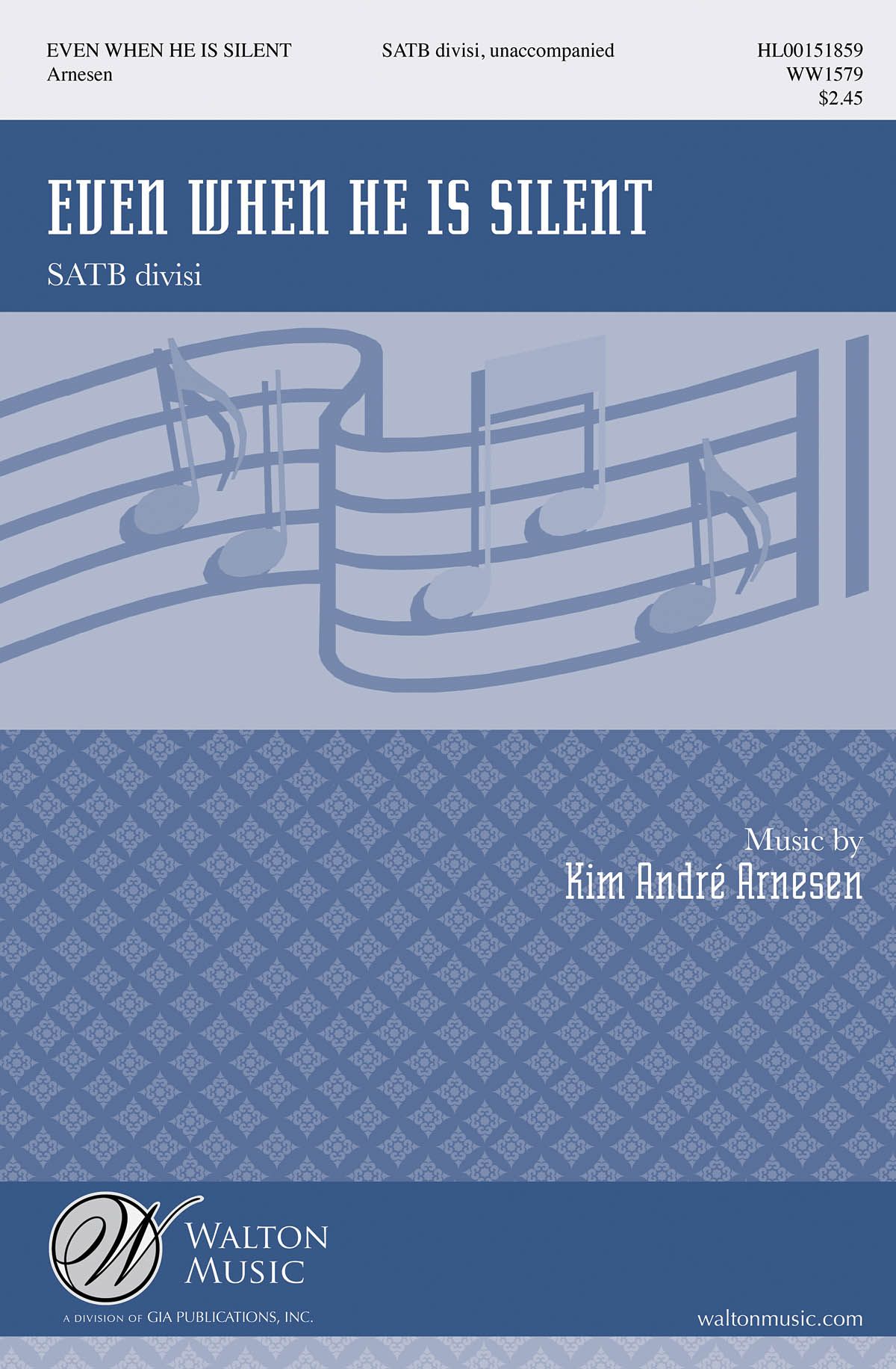 Anderes Coverbild Even when he is silent - SATB divisi