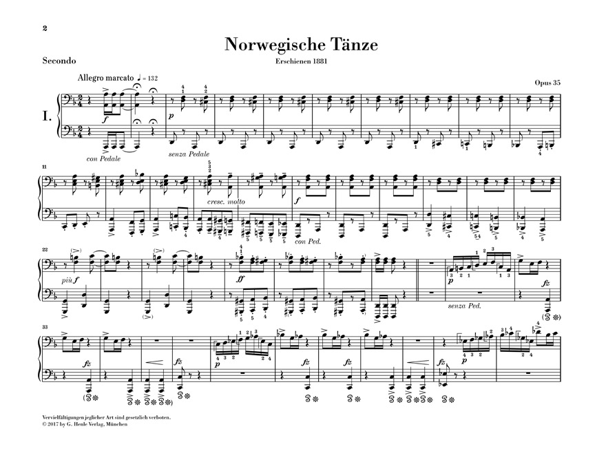 Anderes Coverbild Norwegische Tänze op. 35