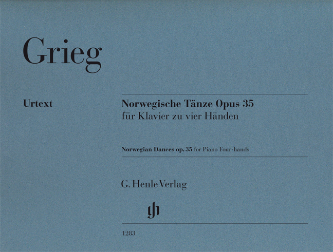 Vorderes Coverbild Norwegische Tänze op. 35