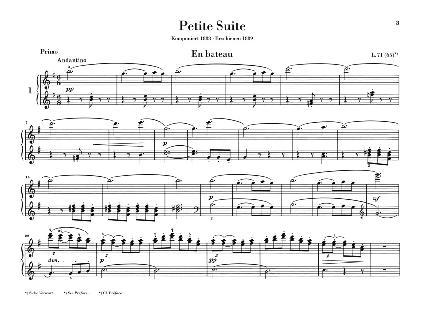 Anderes Coverbild Petite Suite für Klavier zu vier Händen