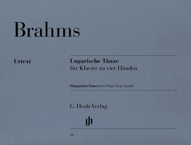 Vorderes Coverbild Ungarische Tänze für Klavier zu vier Händen