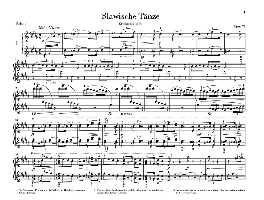 Anderes Coverbild Slawische Tänze op. 72