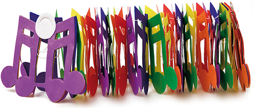 Anderes Coverbild Notengirlande bunt