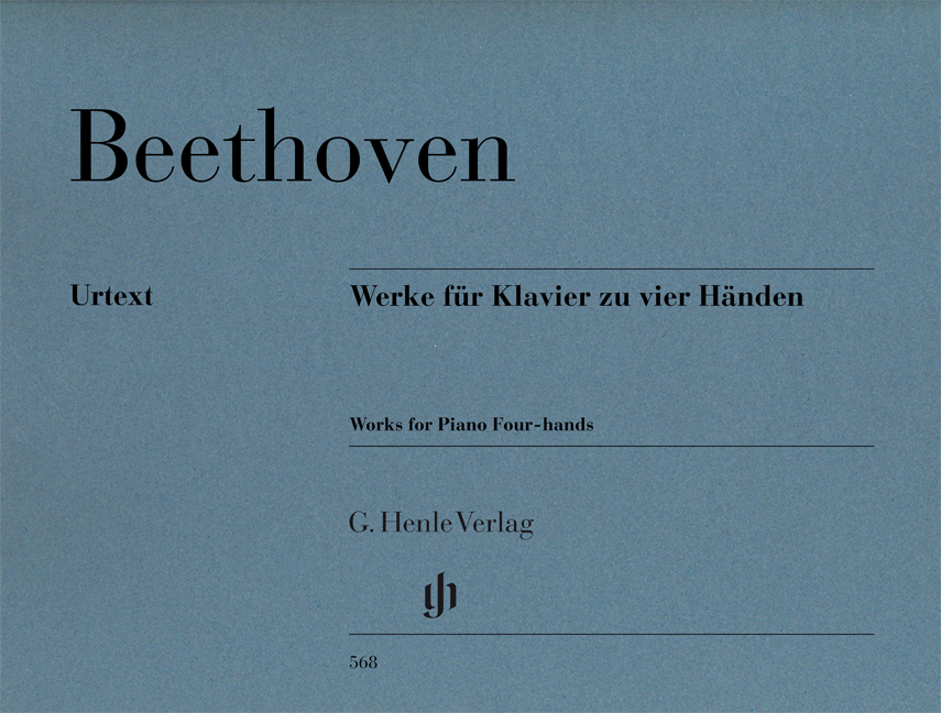 Vorderes Coverbild Werke für Klavier zu vier Händen