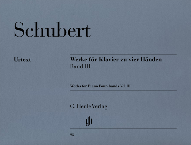 Vorderes Coverbild Werke für Klavier zu vier Händen Band 3