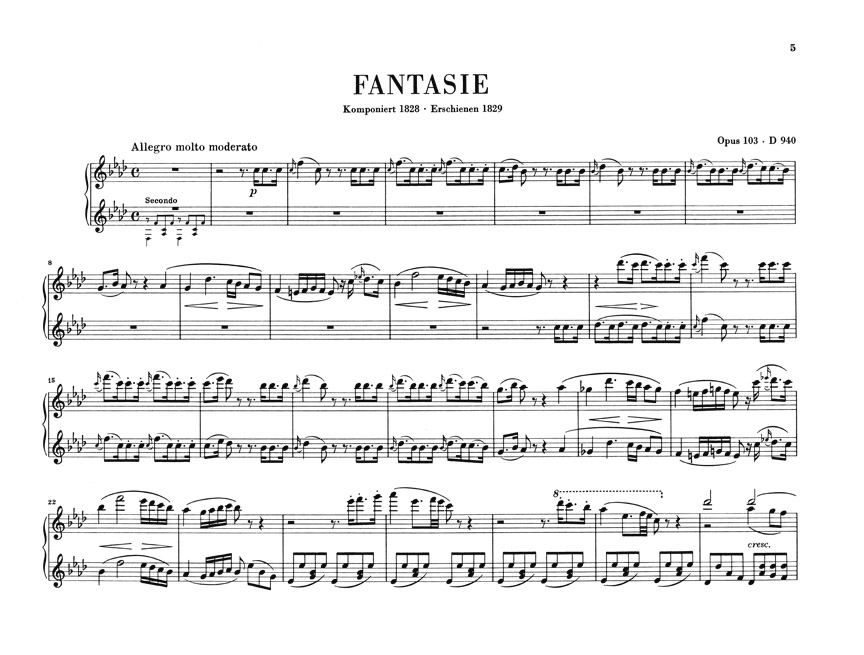 Anderes Coverbild Fantasie f-moll op. 103 D 940