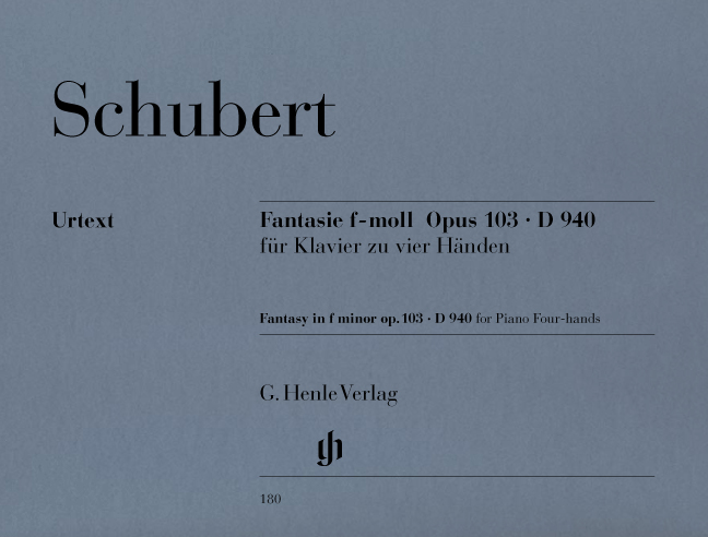 Vorderes Coverbild Fantasie f-moll op. 103 D 940