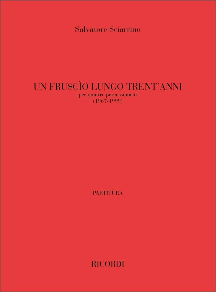 Vorderes Coverbild Un Fruscio Lungo Trent'Anni