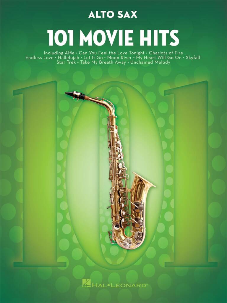 Vorderes Coverbild 101 Movie Hits for Alto Sax