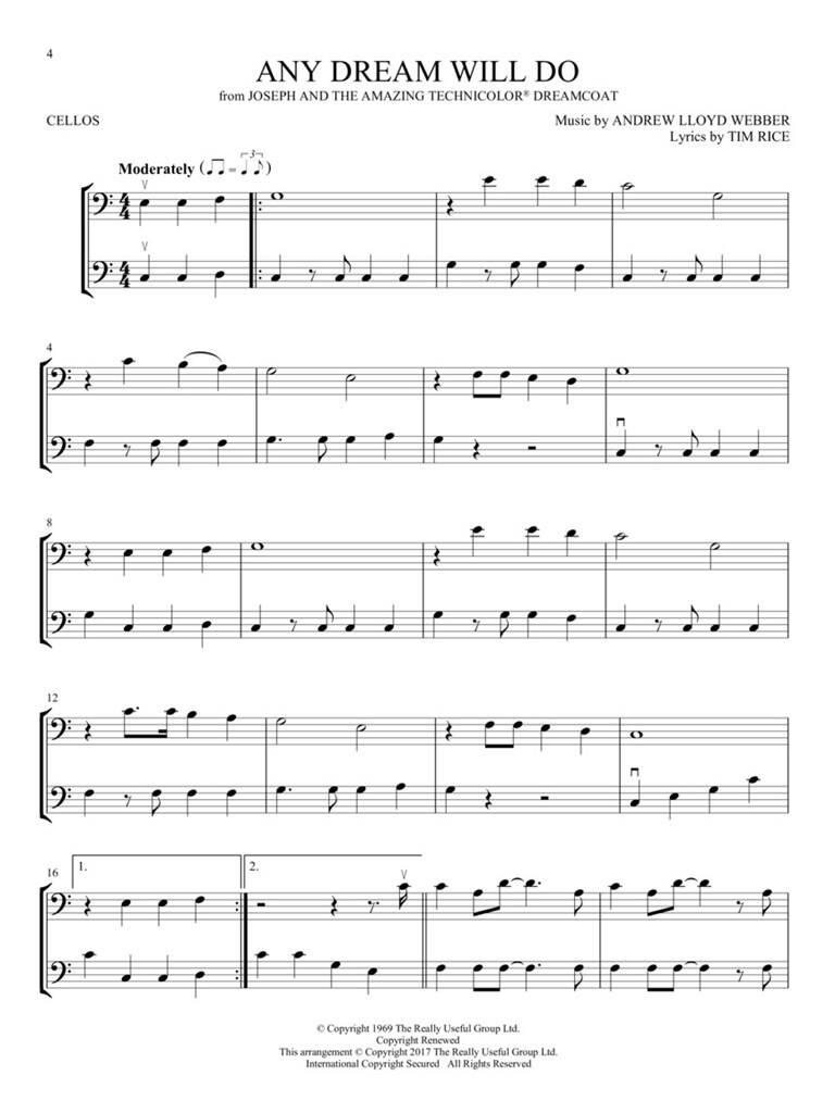 Anderes Coverbild Broadway Songs for Two Cellos